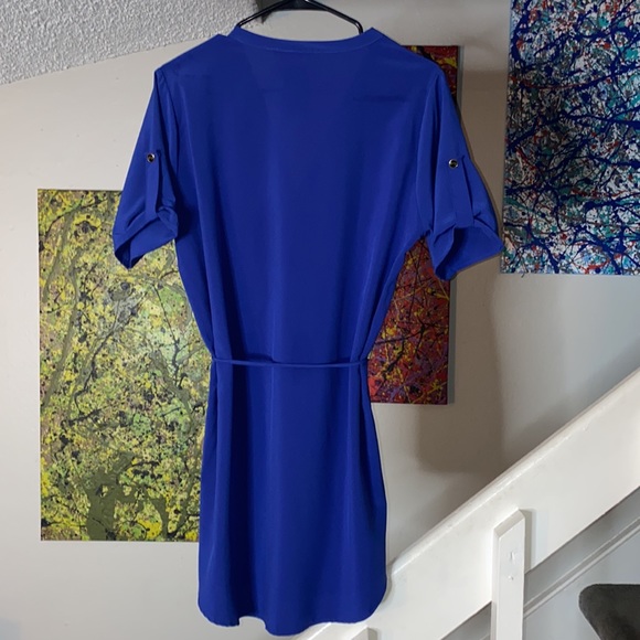 ** Brand New ** Agaci Womens Royal Blue button - Picture 2 of 4